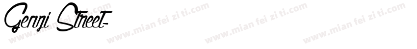 Genzi Street字体转换